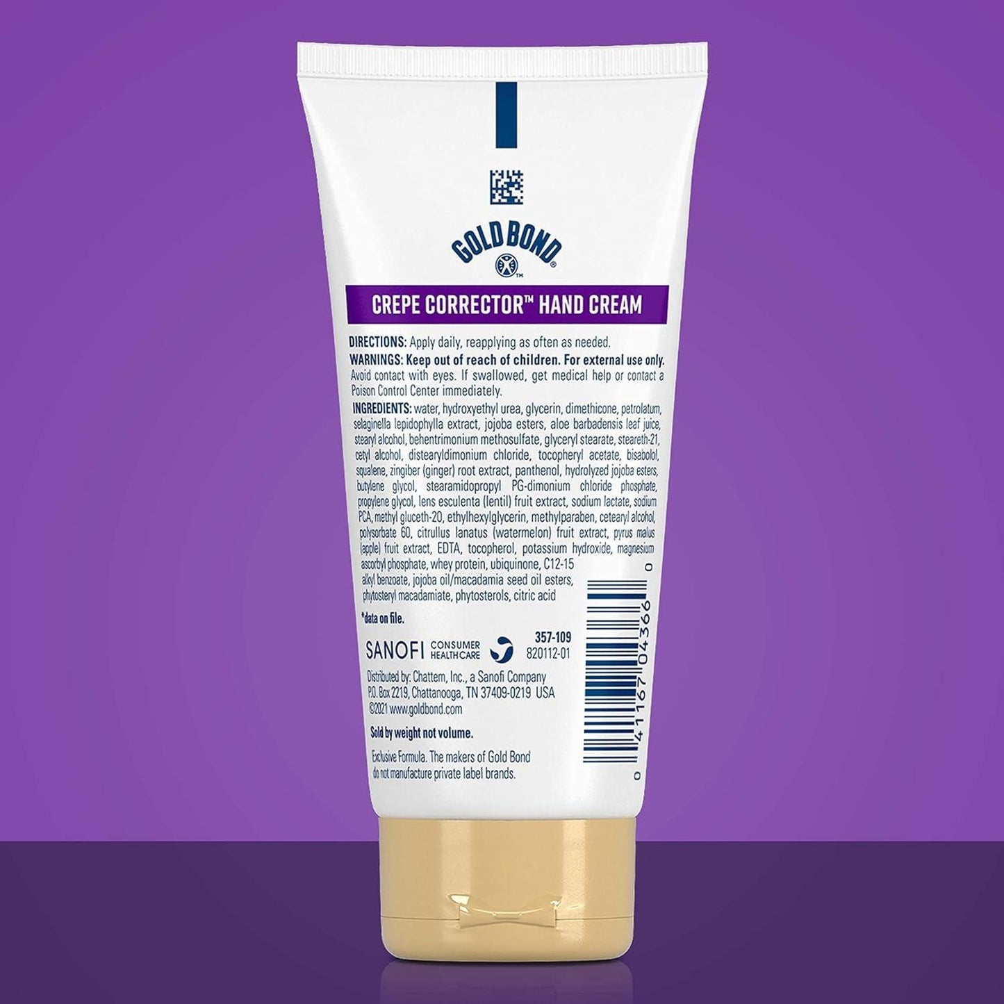 Age Renew Crepe Corrector Hand Cream, Replenishing & Smoothing Formula, 3 Oz. - Jazz Beauty