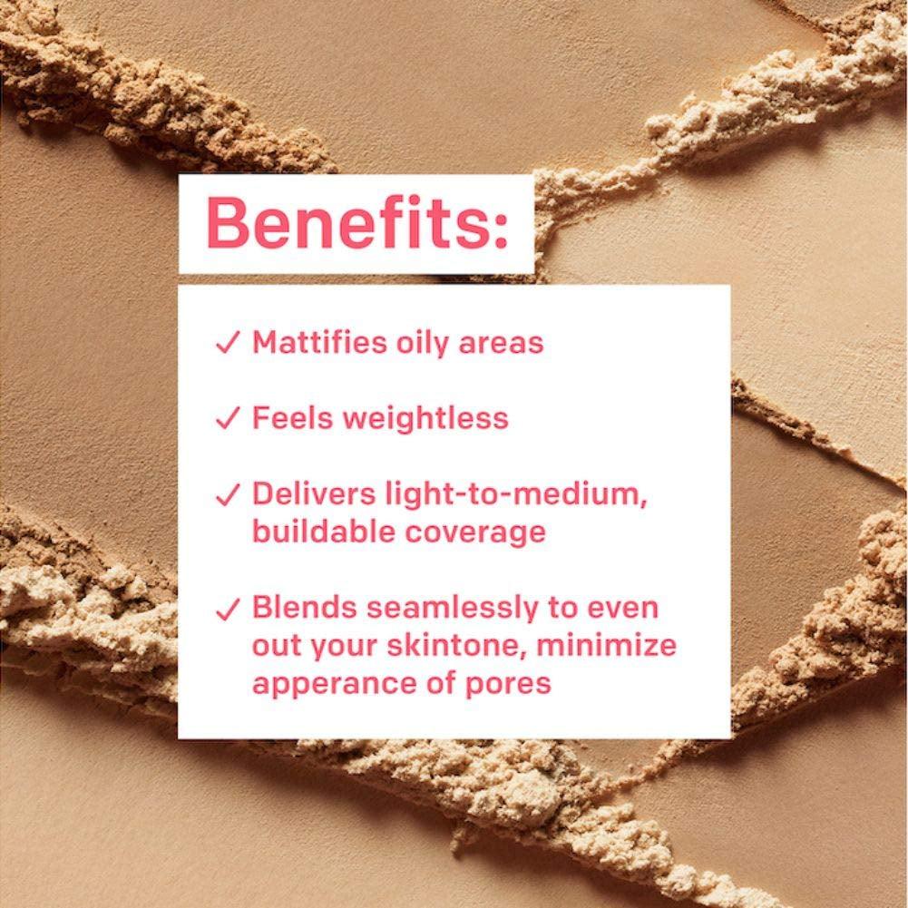 Setting Powder, Face Makeup, Matte Loose Powder, Hypoallergenic, Cruelty Free, 200 Light Medium, 1 Oz - Jazz Beauty