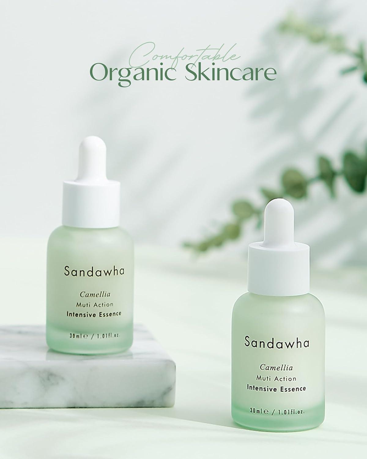 SKINCURE Multi-Action Intensive Essence - Vegan Korean Serum - Improves Wrinkles & Skin Texture with Organic Ingredients - Hydrating & Soothing Skiincare - Cruelty Free, 1.01 Fl.Oz. - Jazz Beauty