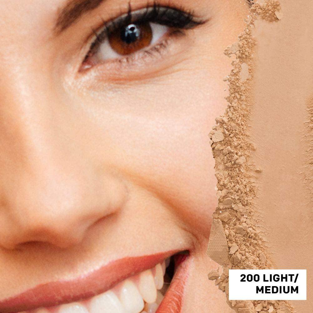 Setting Powder, Face Makeup, Matte Loose Powder, Hypoallergenic, Cruelty Free, 200 Light Medium, 1 Oz - Jazz Beauty