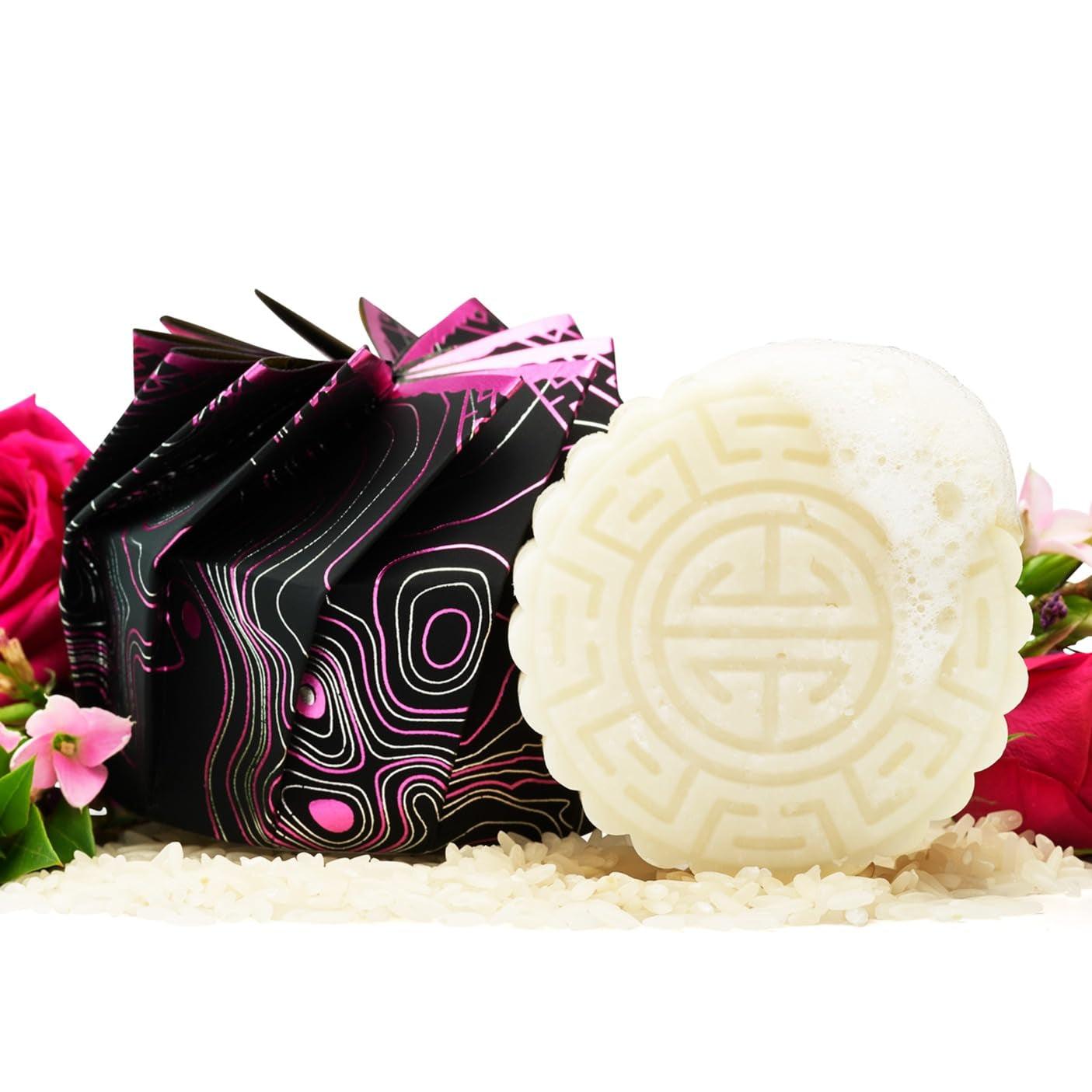 Terrace Garden Shampoo Bar Made with Rice Water - Handcrafted All Natural Shampoo Bars - Sulfate Free Shampoo - Jazz Beauty