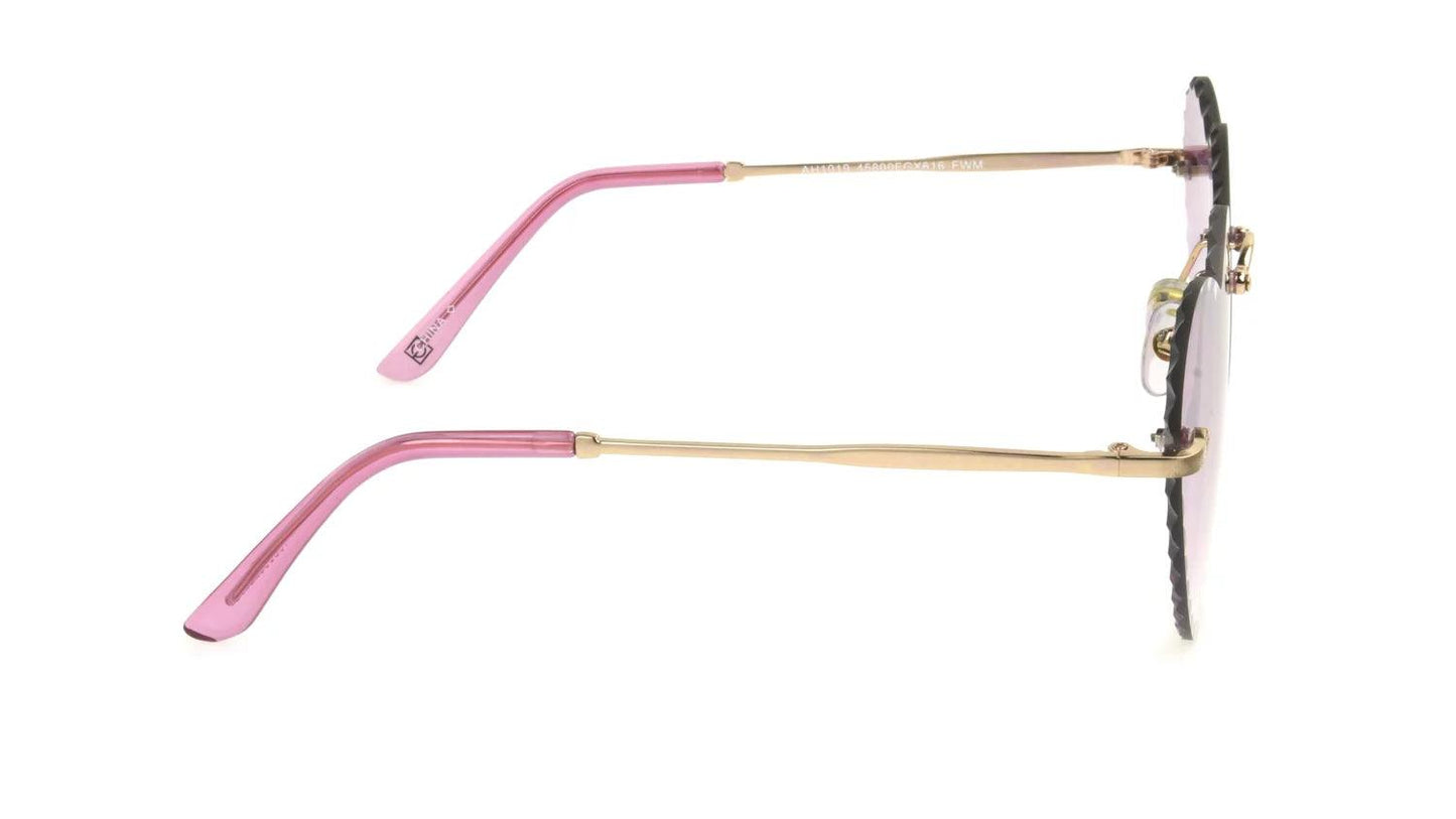 Women'S Heart-Shaped Fashion Sunglasses Rose Gold - Jazz Beauty
