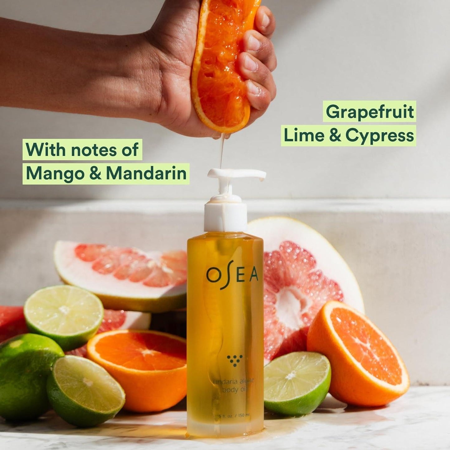Undaria Algae Body Oil 5 Oz - after Shower Body Oil - Non-Greasy Body Serum & Fast Absorbing Skincare - Clean Beauty & Vegan Seaweed Body Moisturizer for Dry Skin - Jazz Beauty