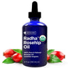 4 Oz Organic Rosehip Seed Oil 100% Pure Cold Pressed - Great Carrier Oil for Moisturizing Face, Hair, Skin, & Nails, Hydrating and Nourishing - Jazz Beauty