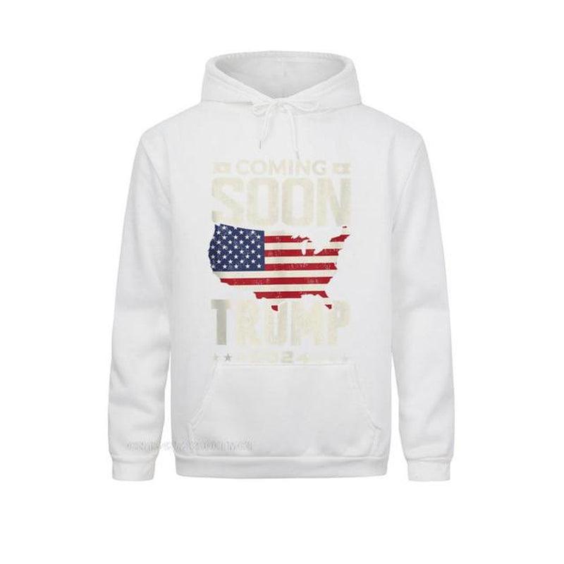 Funny Coming Soon Donald Trump 2024 Political Rally Men Custom April FOOL DAY Men Hoodies Clothes Cute Long Sleeve Sweatshirts - Jazz Beauty