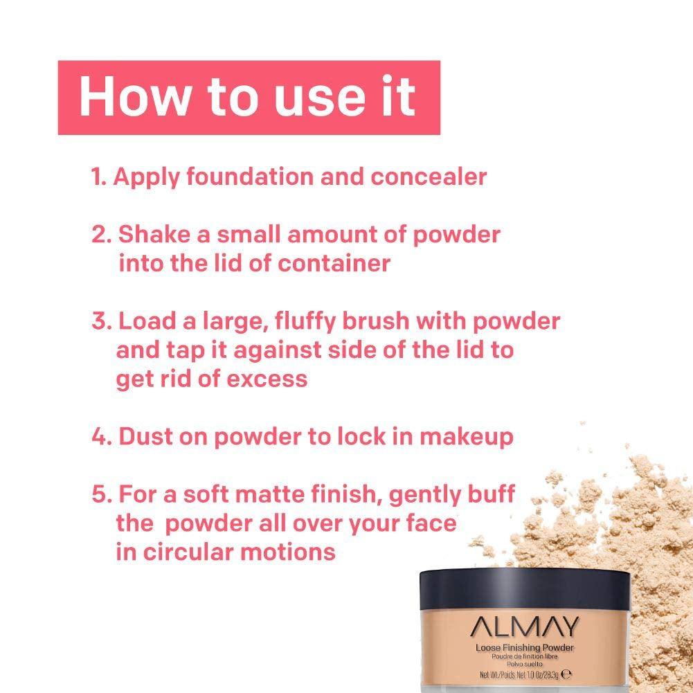 Setting Powder, Face Makeup, Matte Loose Powder, Hypoallergenic, Cruelty Free, 200 Light Medium, 1 Oz - Jazz Beauty