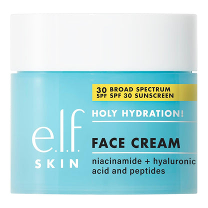Holy Hydration! Face Cream, Broad Spectrum SPF 30 Sunscreen, Moisturizes & Softens Skin, Quick-Absorbing & Ultra-Hydrating,1.7 Ounce