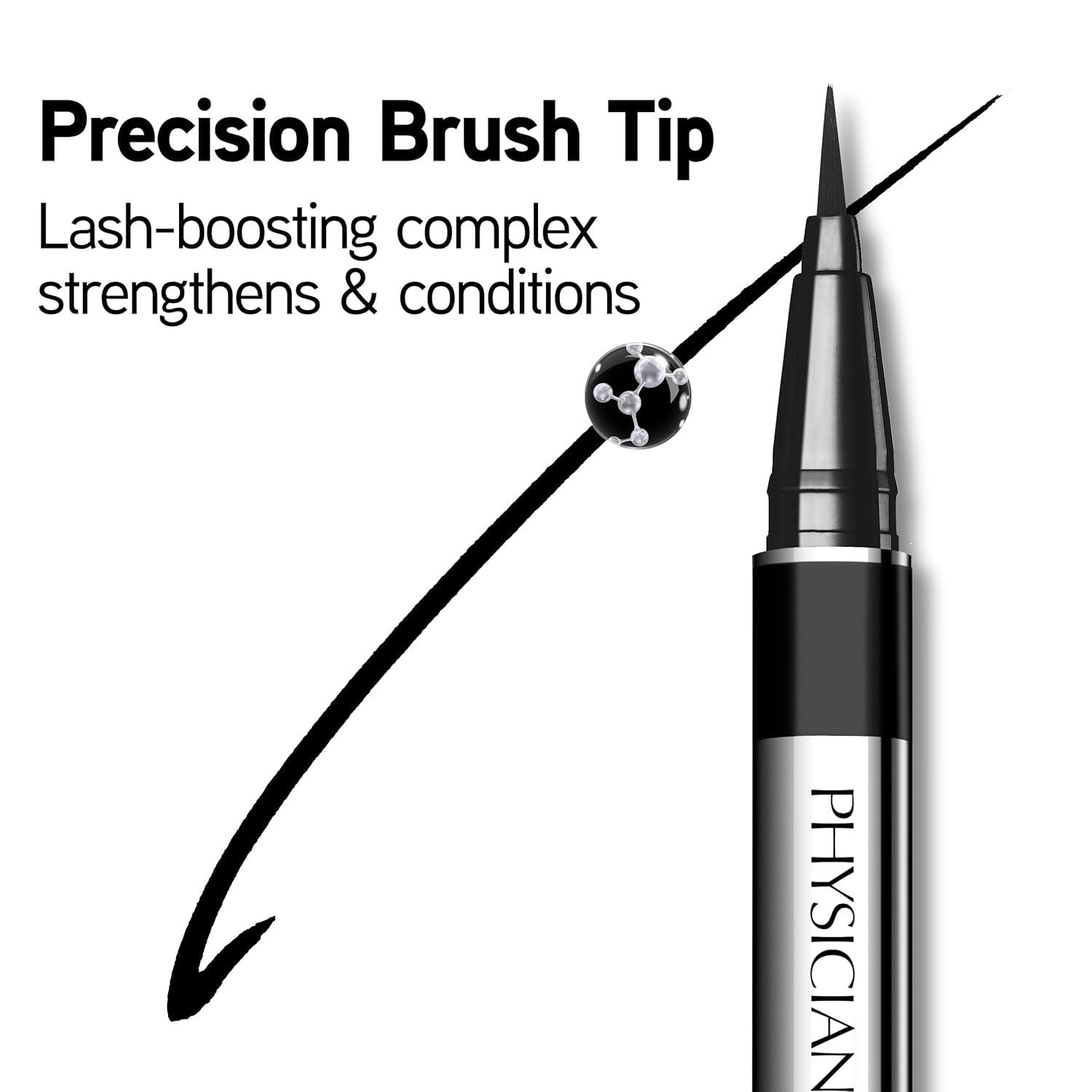 Eye Booster, Lash-Enhancing 2-In-1 Eyeliner Serum, Dermatologist Approved, Hypoallergenic, Cruelty-Free & Vegan - Ultra Black - Jazz Beauty