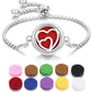 2024 New Kaleidoscope Aromatherapy Bracelet Perfume Essential Oil Diffuser Locket Bracelet Charms Women Aroma Diffuser Jewelry