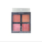 Cosmetics Powder Blush Palette, Four Blush Shades for Beautiful, Long-Lasting Pigment, Light - Jazz Beauty