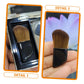 Travel Make up Brushes Set 2Pcs Makeup Blush Brush Angled Foundation Brush for Face