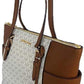 Charlotte Large Top Zip Tote - Jazz Beauty