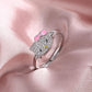 Sanrio Hello Kitty Ring Cute Cartoon KT Cat Rhinestone Zircon Mosaic 925 Silver Girl Ring Ornaments Jewelry Holiday Gift - Jazz Beauty