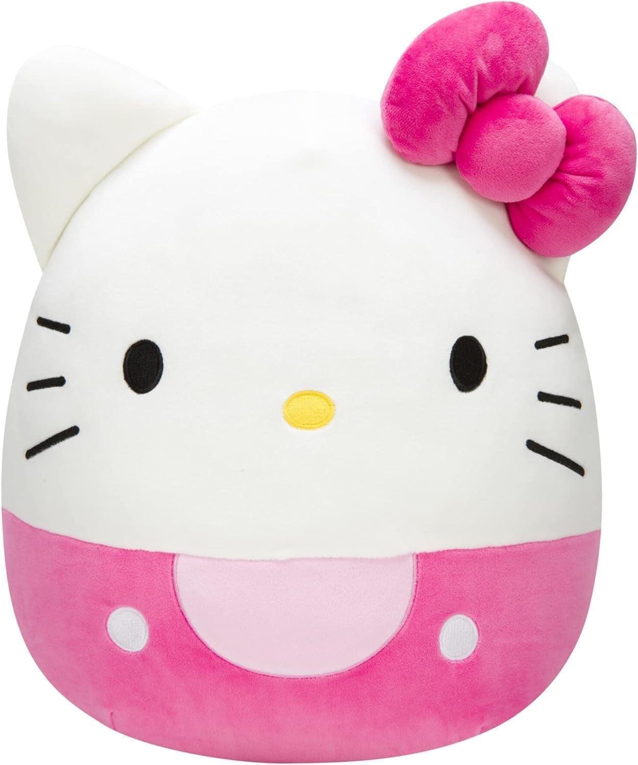 Hello Kitty Pink Bow & Shorts 14-Inch - Sanrio Ultrasoft Stuffed Animal Large Plush Toy, Official Kellytoy - Jazz Beauty