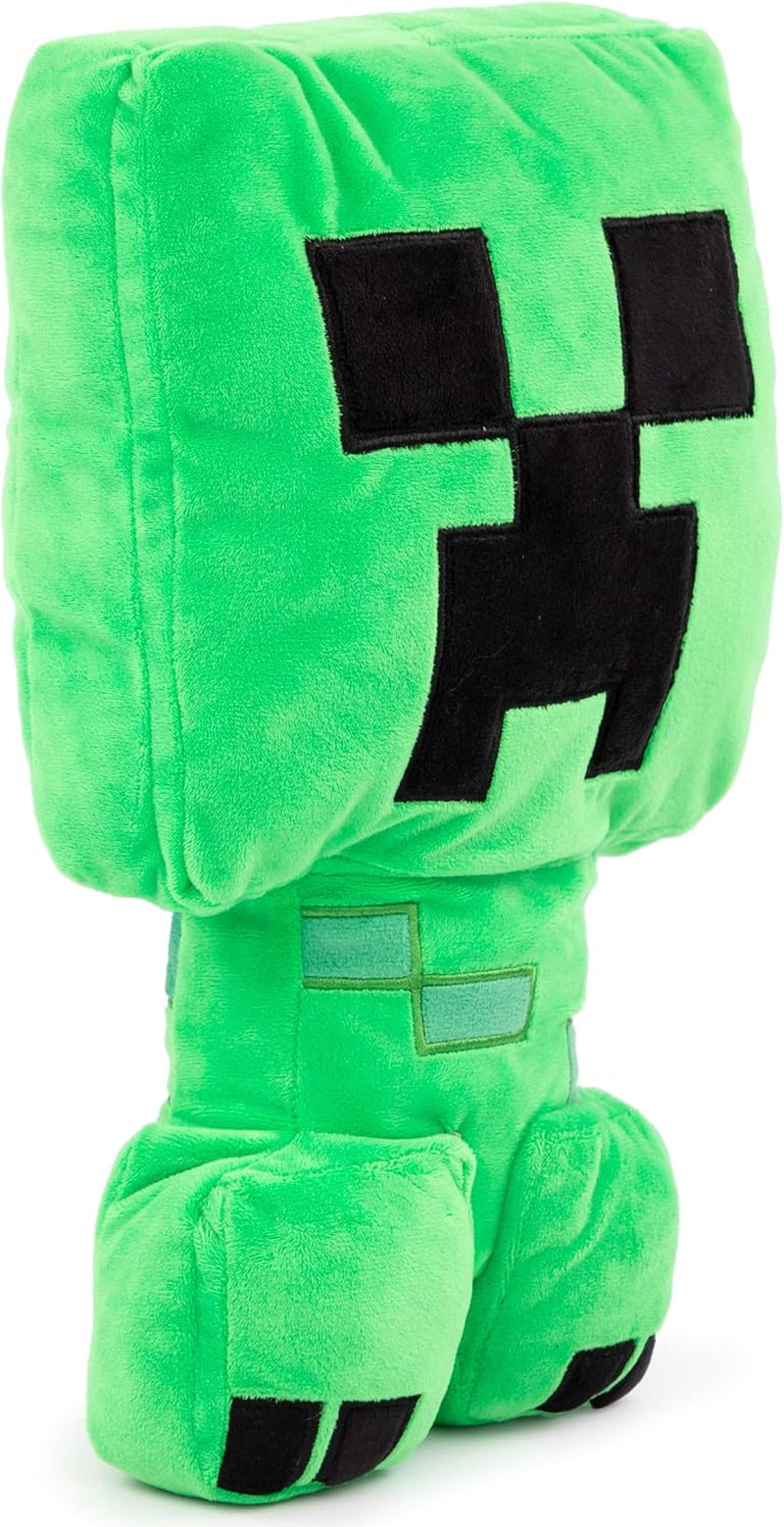 Minecraft Plush Stuffed Creeper Pillow Buddy - Super Soft Polyester Microfiber, Measures 16 Inches X 8 Inches