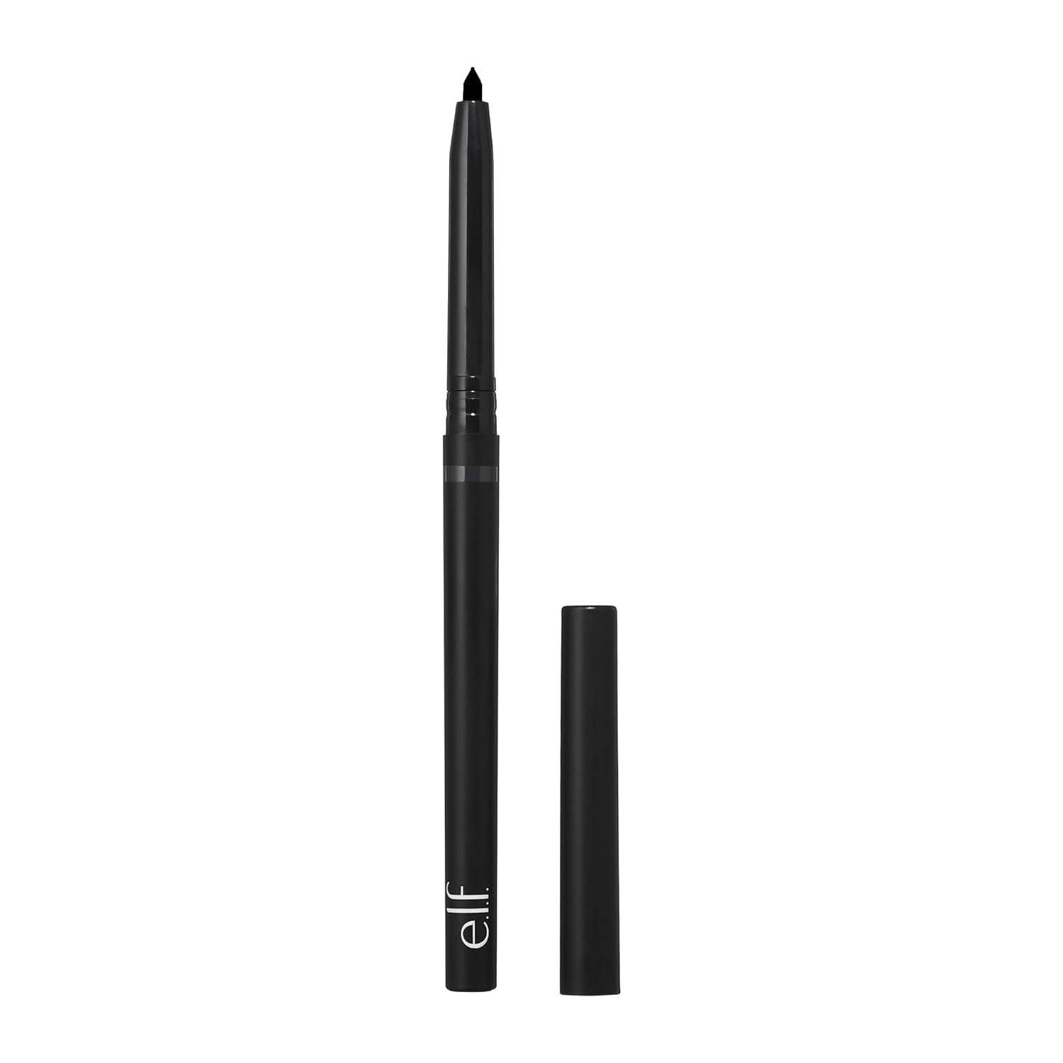 No Budge Retractable Eyeliner, Creamy, Ultra-Pigmented & Waterproof, Creates Bold & Defined Lines, Vegan & Cruelty-Free, Black 0.006 Oz - Jazz Beauty