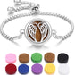 2024 New Kaleidoscope Aromatherapy Bracelet Perfume Essential Oil Diffuser Locket Bracelet Charms Women Aroma Diffuser Jewelry