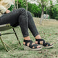Women'S Wide Width Wedge Sandals, Ankle Strap Flat Low Wedge Platform Heel Sandal. - Jazz Beauty