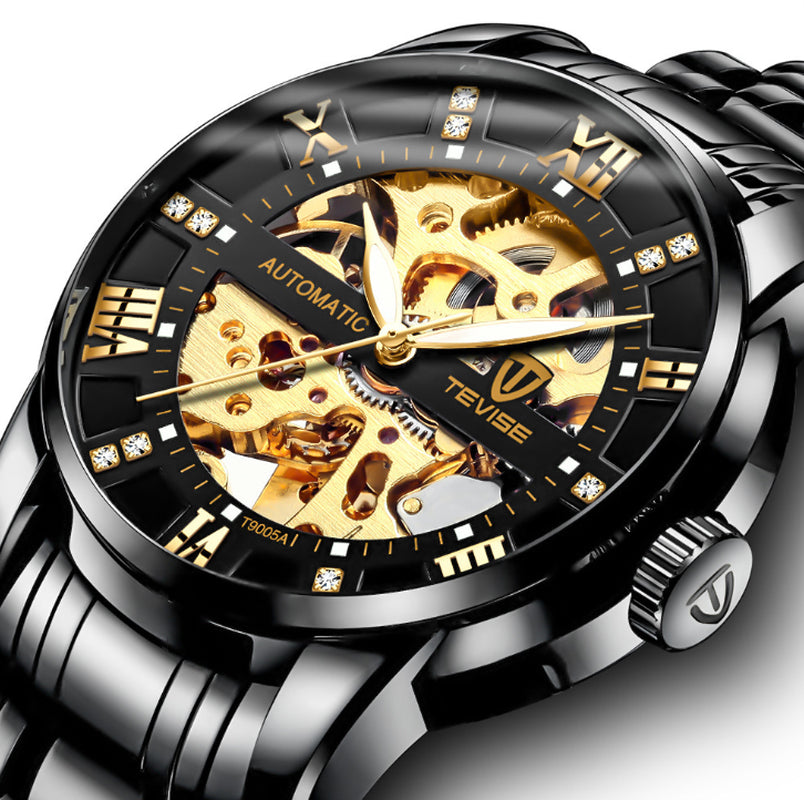 Men''S Fashion Watch Fashion Automatic Mechanical Watch Hollow Watch Watch Waterproof Men''S Watch - Jazz Beauty