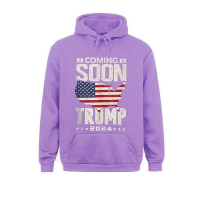 Funny Coming Soon Donald Trump 2024 Political Rally Men Custom April FOOL DAY Men Hoodies Clothes Cute Long Sleeve Sweatshirts - Jazz Beauty