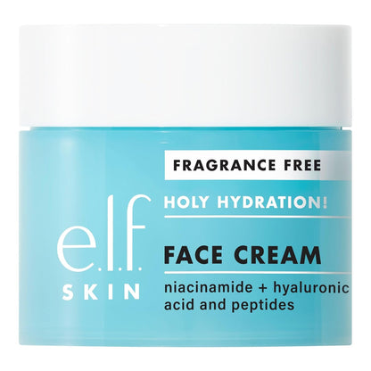 SKIN Holy Hydration! Face Cream, Fragrance Free, Smooth, Non-Greasy, Lightweight, Nourishing, Moisturises, Softens, Absorbs Quickly, Suitable for All Skin Types