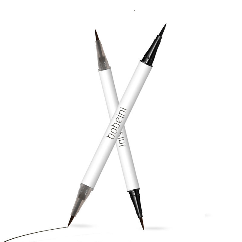 Dual Head Dual-use Liquid Eyeliner Eye Shadow Pen Not Easy To Faint