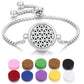 2024 New Kaleidoscope Aromatherapy Bracelet Perfume Essential Oil Diffuser Locket Bracelet Charms Women Aroma Diffuser Jewelry