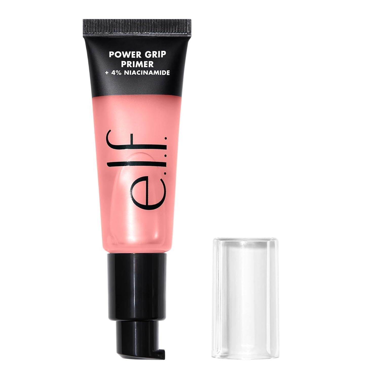 Power Grip Primer + 4% Niacinamide, Gel-Based & Hydrating Face Primer, Evens Skin & Brightens, Grips Makeup, Vegan & Cruelty-Free, 0.8 Fl Oz - Jazz Beauty