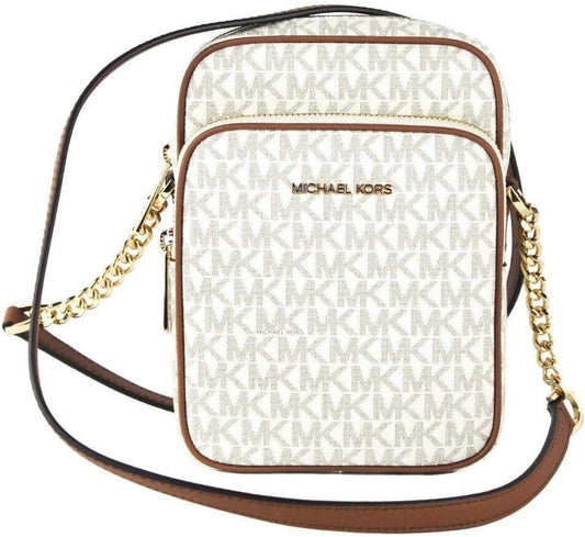 Jet Set Travel Signature PVC Medium Logo Chain Crossbody Flight Bag - Jazz Beauty