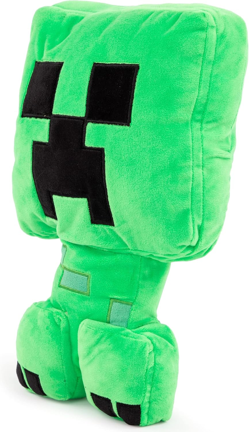 Minecraft Plush Stuffed Creeper Pillow Buddy - Super Soft Polyester Microfiber, Measures 16 Inches X 8 Inches