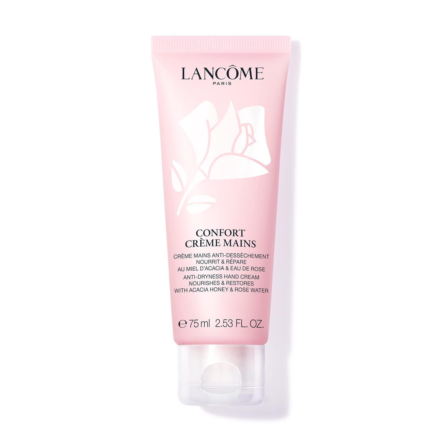 Confort Hand Cream - Moisturizes & Softens Hands - with Acacia Honey & Rose Water - 2.53 Fl Oz