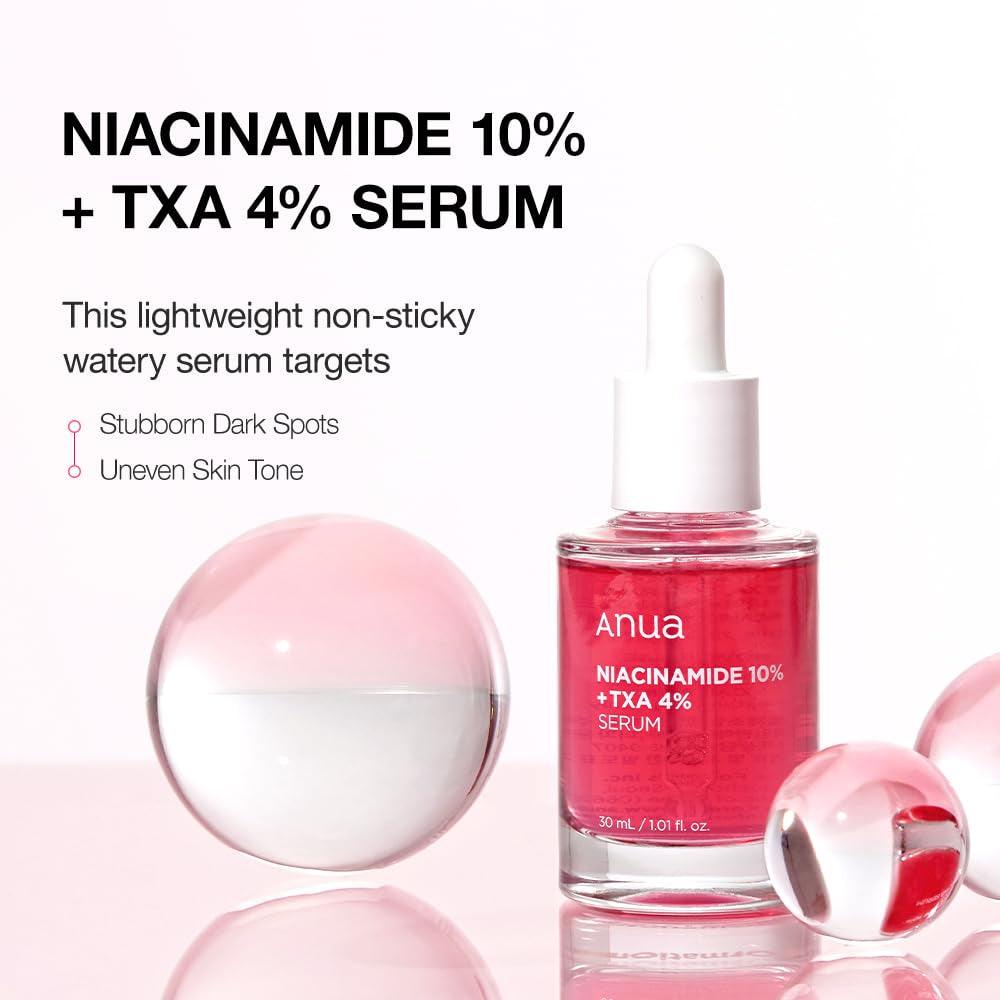 10% Niacinamide+ 4% Tranexamic Acid Serum, Ceramide, Hyaluronic Acid, Vitamin B12 Natural Color, for Sensitive Skin, Korean Glass Skin, Fragrance-Free (30Ml /1.01 Fl.Oz.) - Jazz Beauty