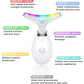 Red-Light-Therapy-For-Face and Neck, Red Light Therapy Wand, 7 Color Led Face Neck Massager for Skin Care, White - Jazz Beauty